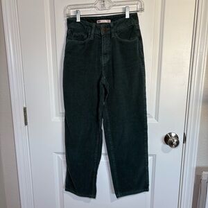 SO Women’s Dark Green Corduroy Jeans